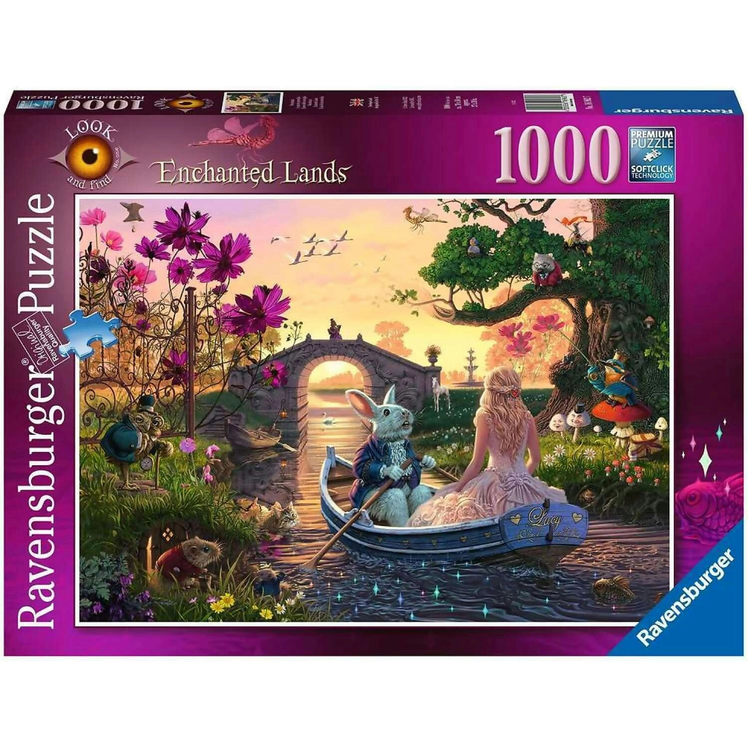 Ravensburger - Enchant Lands Look & Find Jigsaw Puzzle 1000pc