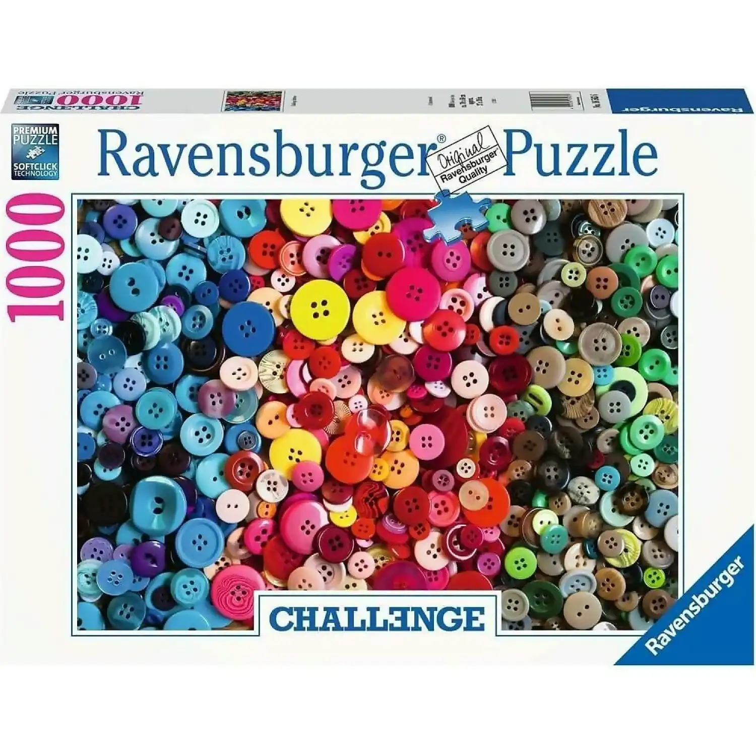 Ravensburger - Challenge Buttons Jigsaw Puzzle 1000pc