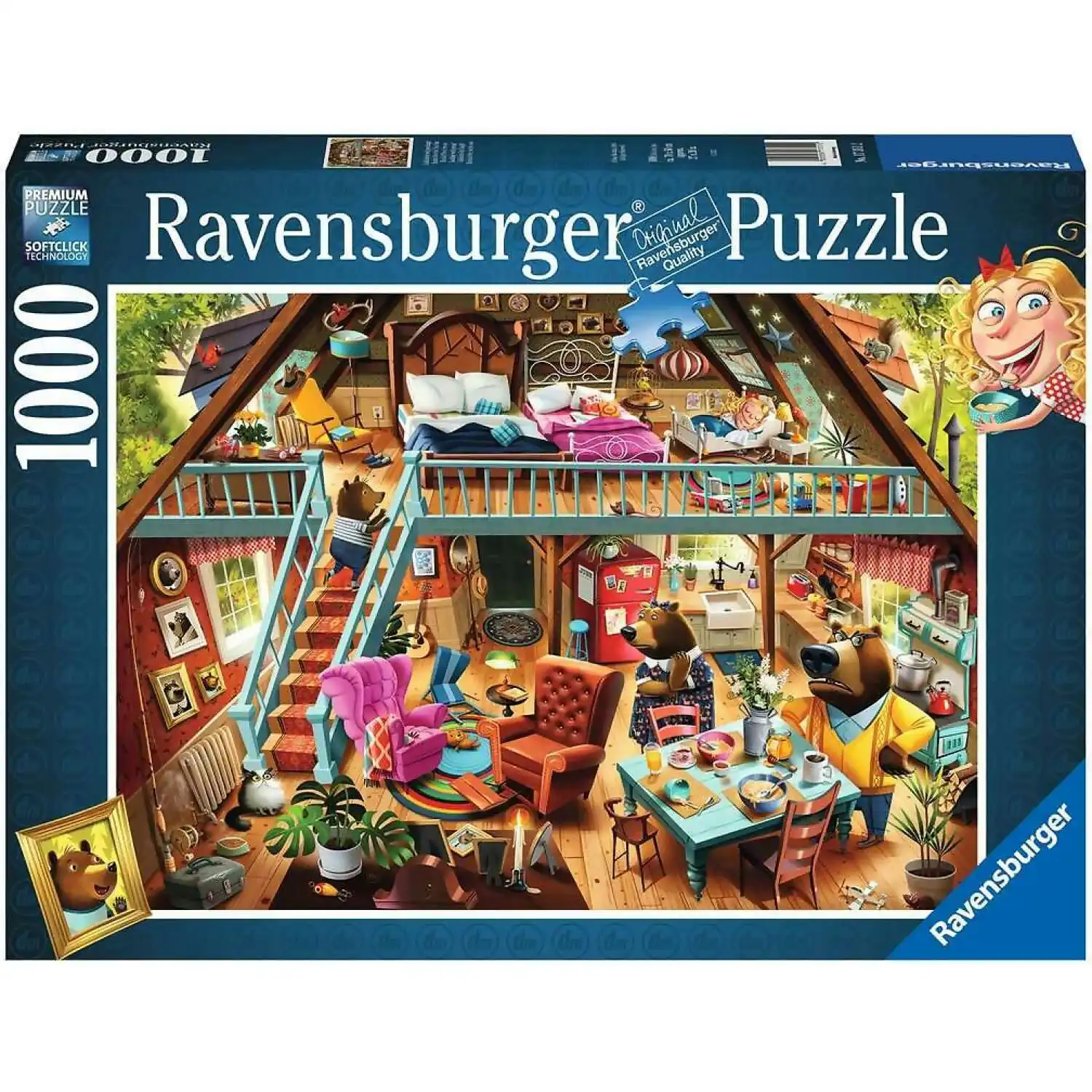 Ravensburger - Goldilocks Gets Caught! Jigsaw Puzzle 1000pc