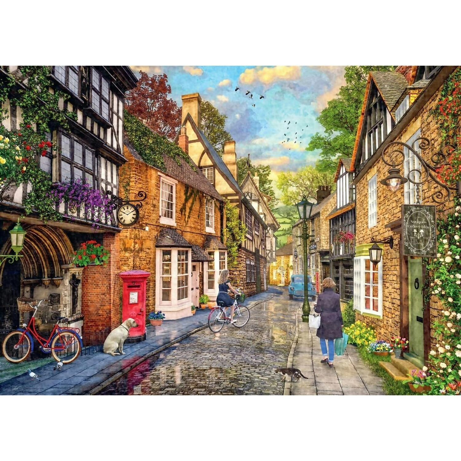 Ravensburger - Meadow Hill Lane Down The Lane No.2 Jigsaw Puzzle 1000pc