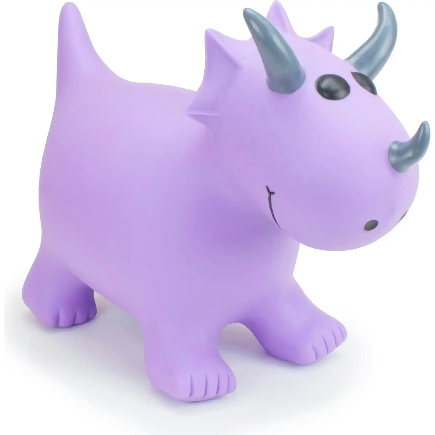 Happy Hopperz - Purple Triceratops Dino