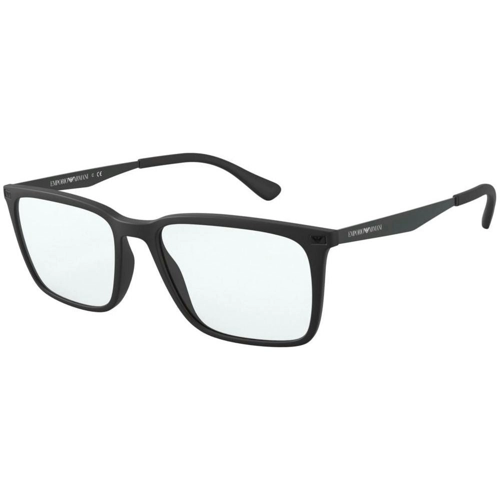 Emporio Armani Eyewear Ea 3169 Rectangular Glasses For Men In Lightweight Acetate