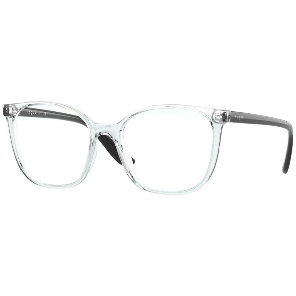 Vogue Eyewear - Vo 5356 Square Eyeglasses For Women - Clear Plastic