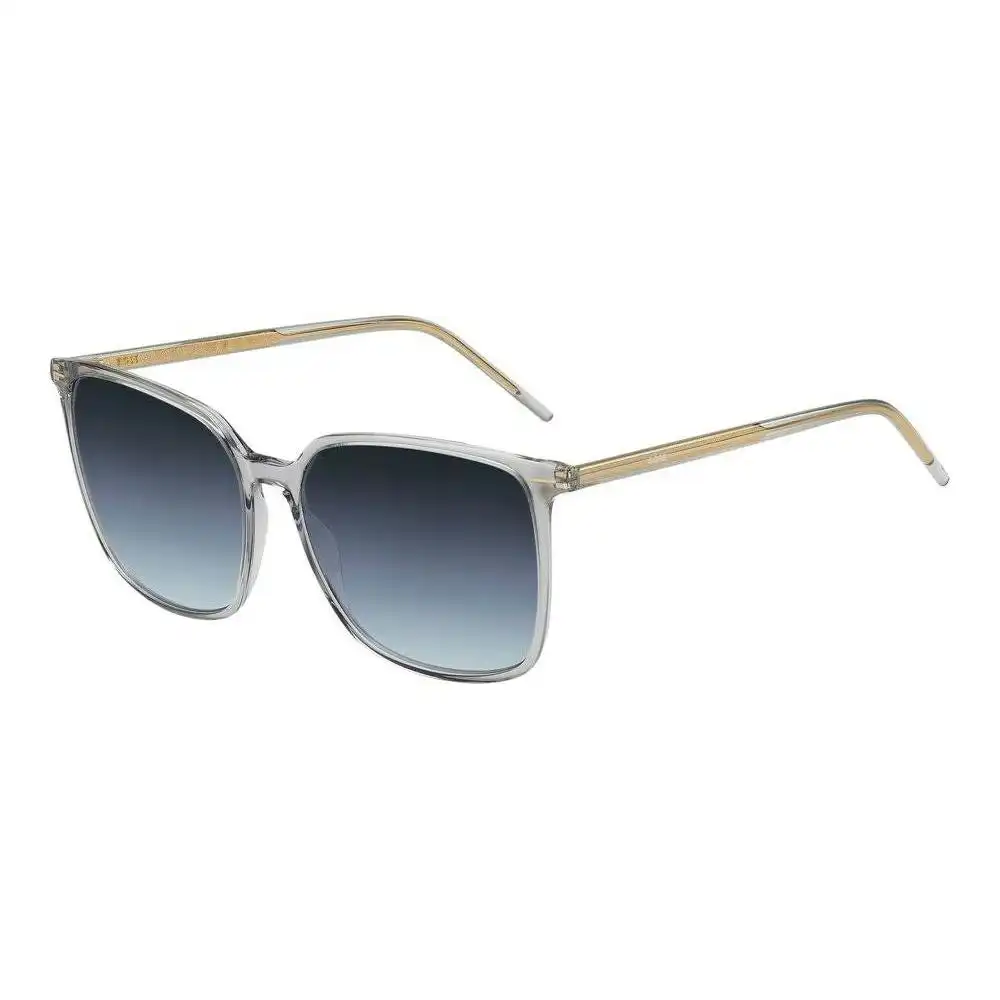 Hugo Boss Sunglasses Hugo Boss Men's Rectangular Sunglasses - Model 1523_s With Blue Lenses
