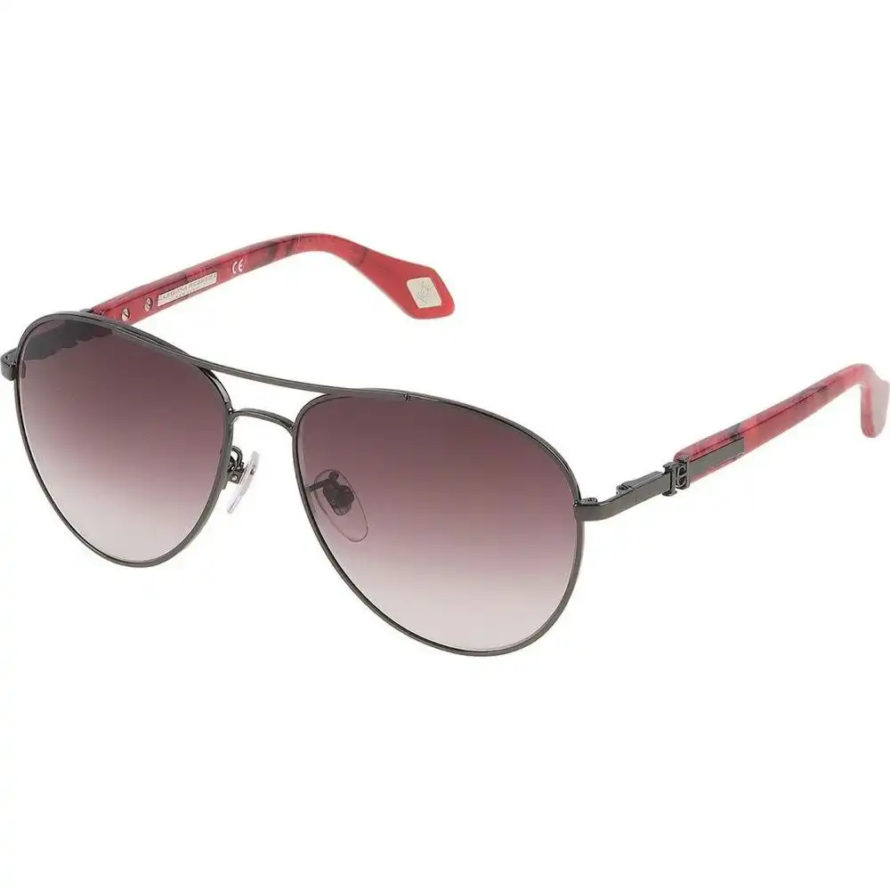 Carolina Herrera Sunglasses Carolina Herrera Women's Aviators Shn030m-560568 Grey Acetate Sunglasses