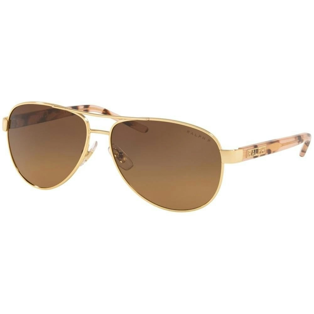 Ralph Lauren Sunglasses Ralph Lauren Ra 4004 Women's Rectangular Sunglasses - Tortoise Shell Frame With Brown Lensesintroducing The Ralph Lauren Ra 4004 Women's