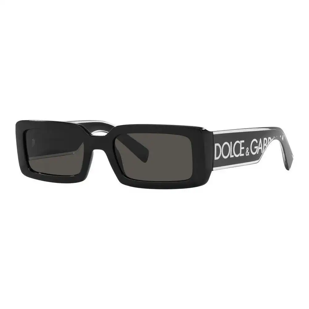 Dolce & Gabbana Sunglasses D&g Rectangular Sunglasses Dg 6187 - Stylish Eyewear For Men With Blue Lenses