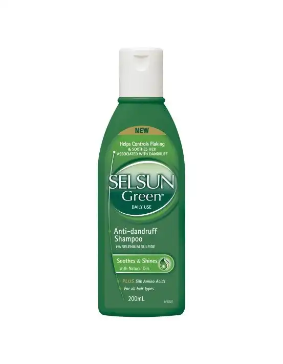 SELSUN Green Anti Dandruff Shampoo 200ml