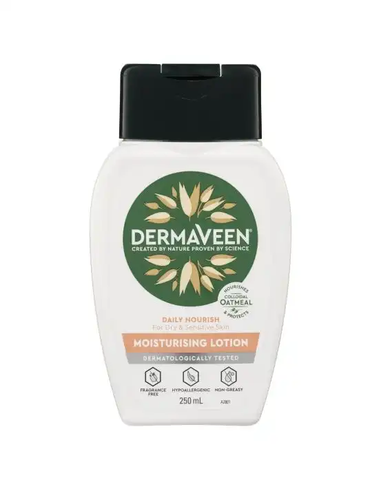 DermaVeen Daily Nourish Moisturising Lotion 250mL