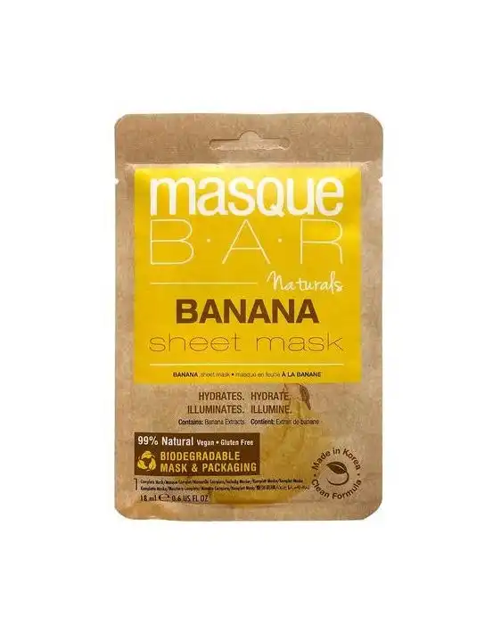 Masque Bar Naturals Banana Sheet Mask