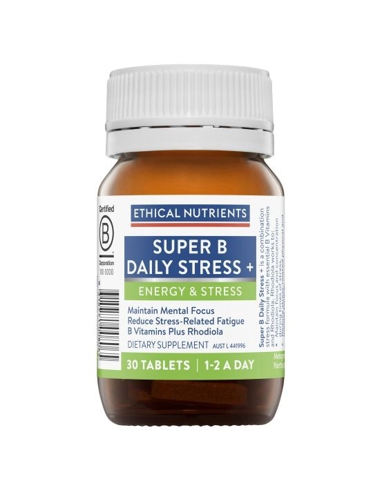 Ethical Nutrients Super B Daily Stress + 30 Tablets