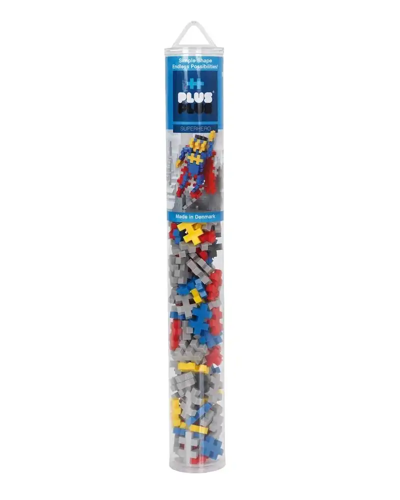 Plus-Plus - Superhero - 100 pcs Tube