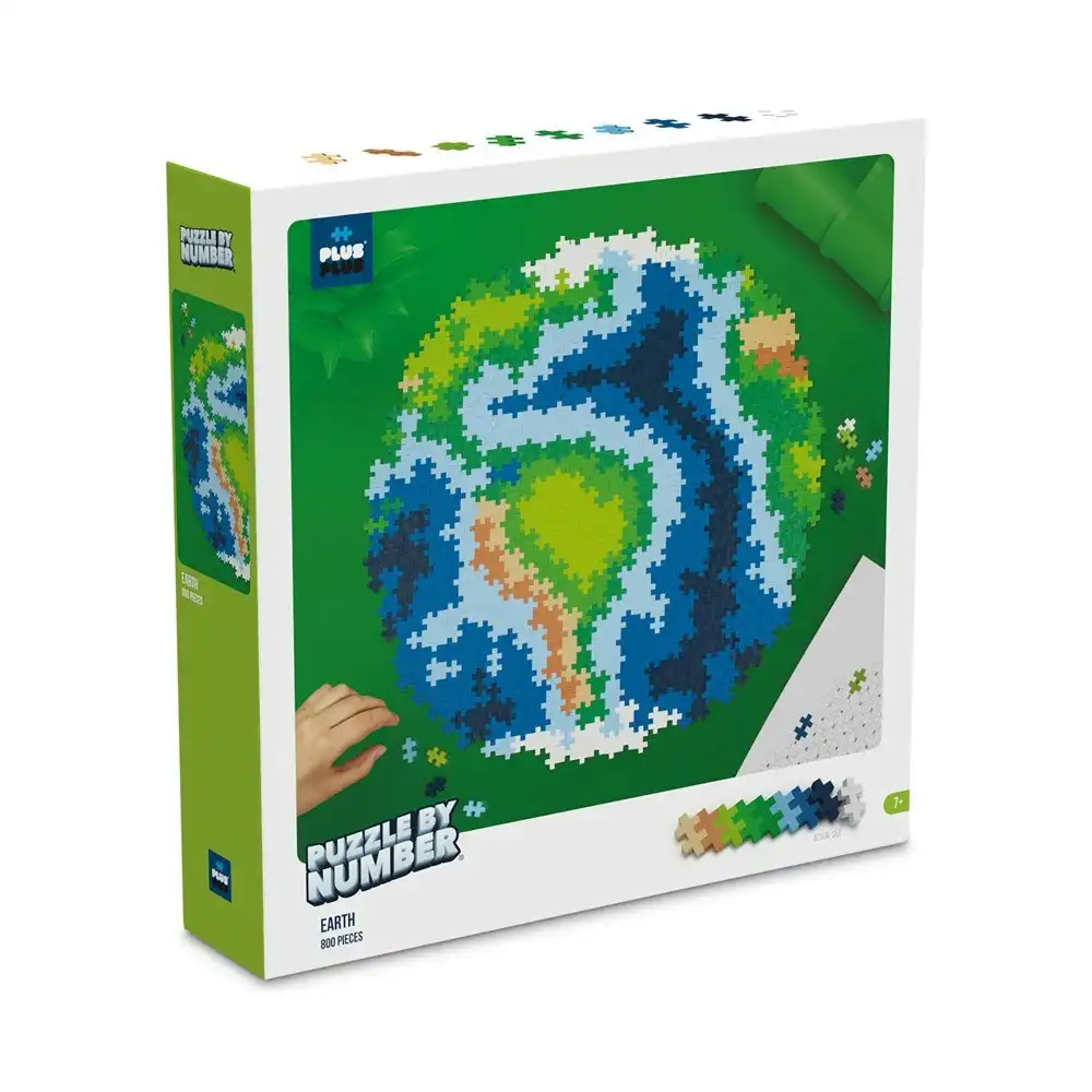 Plus-Plus - Puzzle by Number - Earth 800pcs