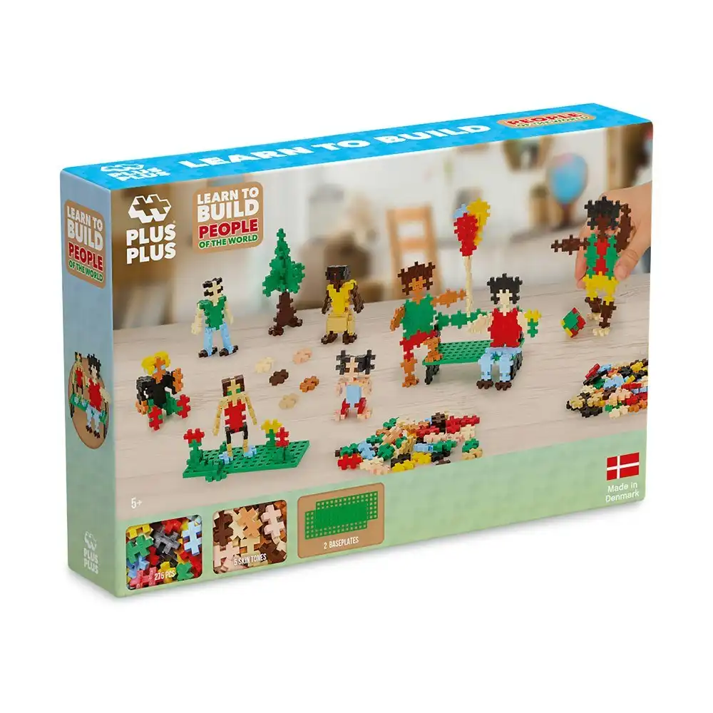 Plus-Plus - Learn To Build - People of the world