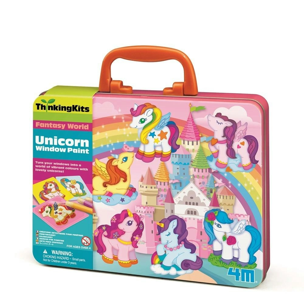 4M - ThinkingKits - Unicorn Window Paints