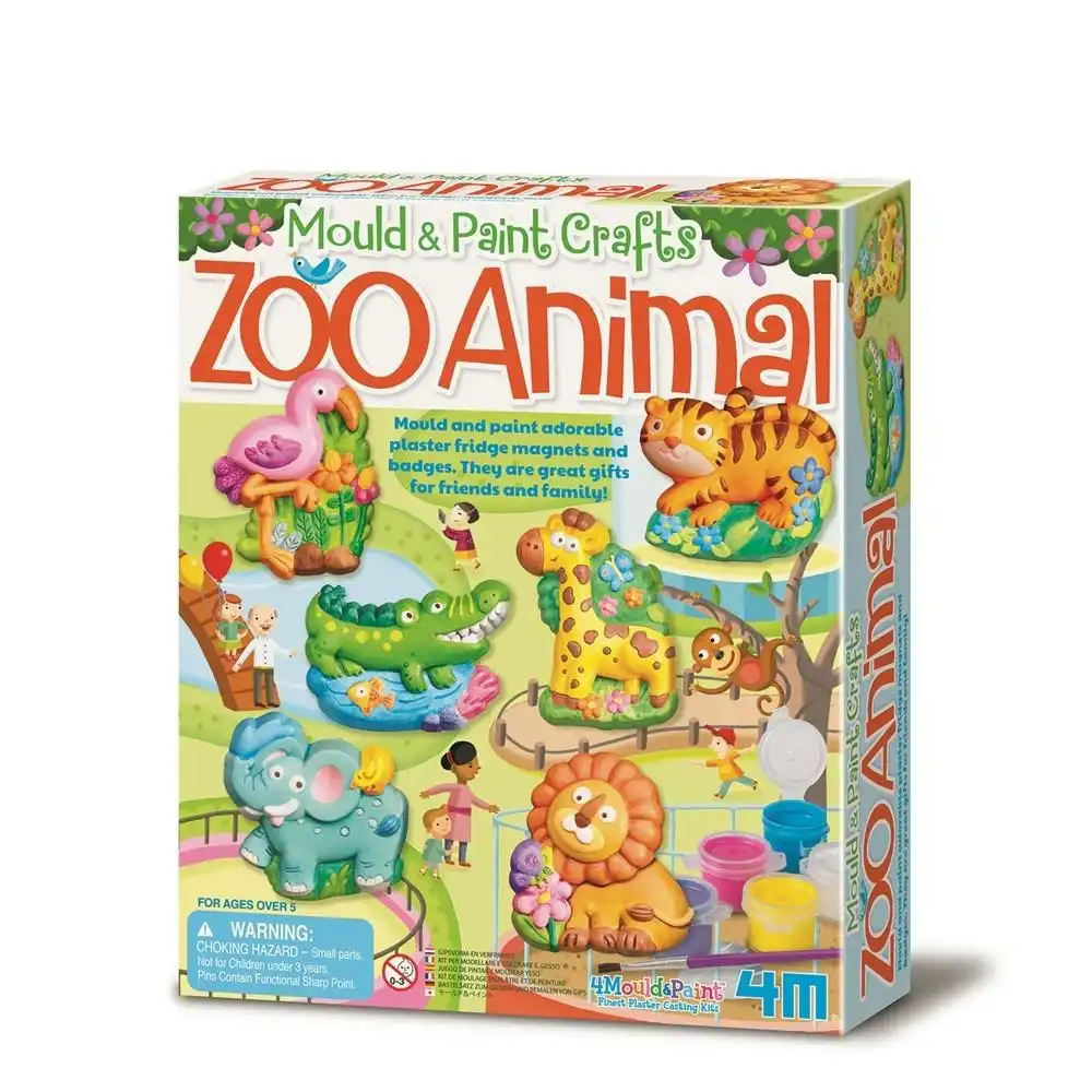 4M - Mould & Paint - Zoo Animal