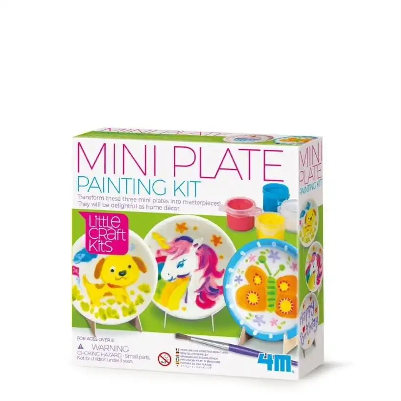 4M - Little Craft - Mini Plates Painting Kit