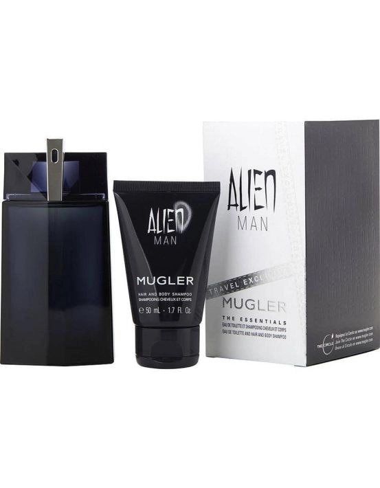 Thierry Mugler Alien Man Eau De Toilette 100ml 2 Piece Gift Set