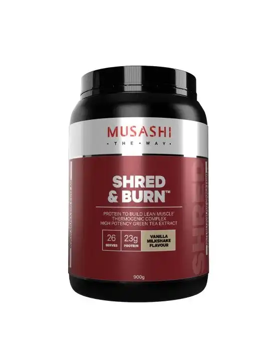 Musashi Shred & Burn Vanilla 900g