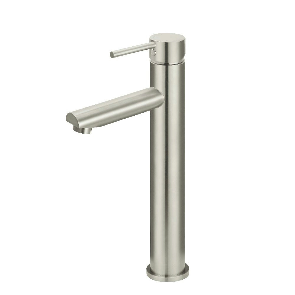 Meir Round Tall Basin Mixer Brushed Nickel MB04-R2-PVDBN