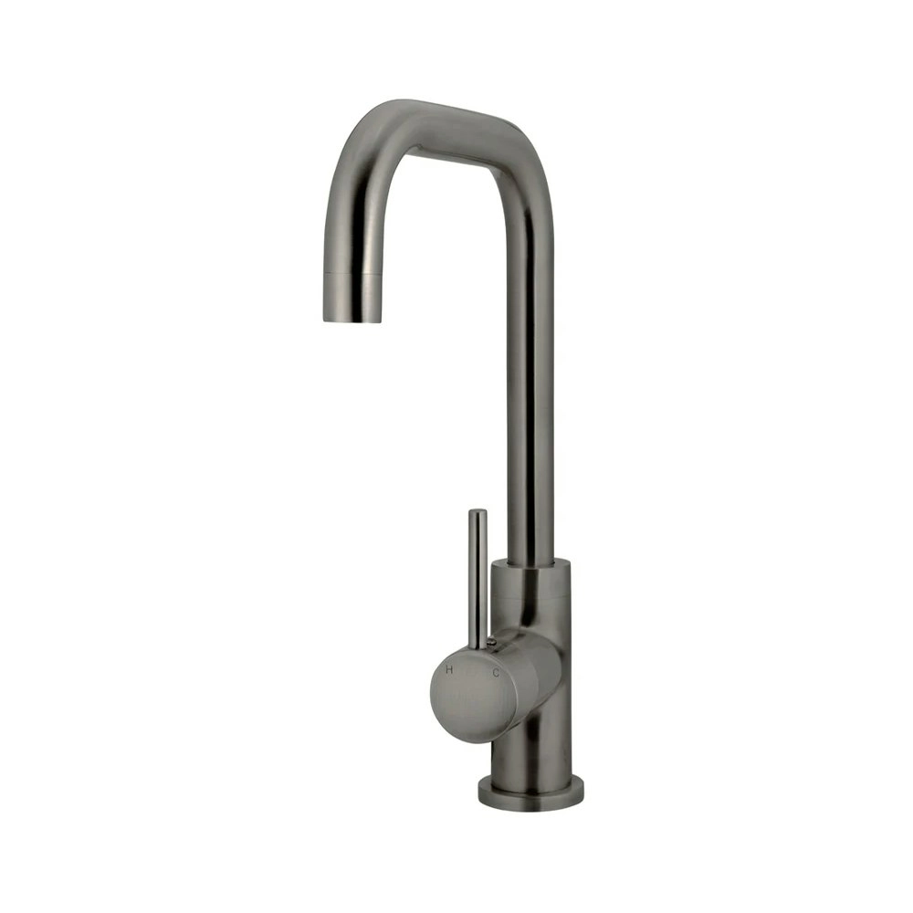 Meir Round Kitchen Mixer Tap Shadow MK02-PVDGM