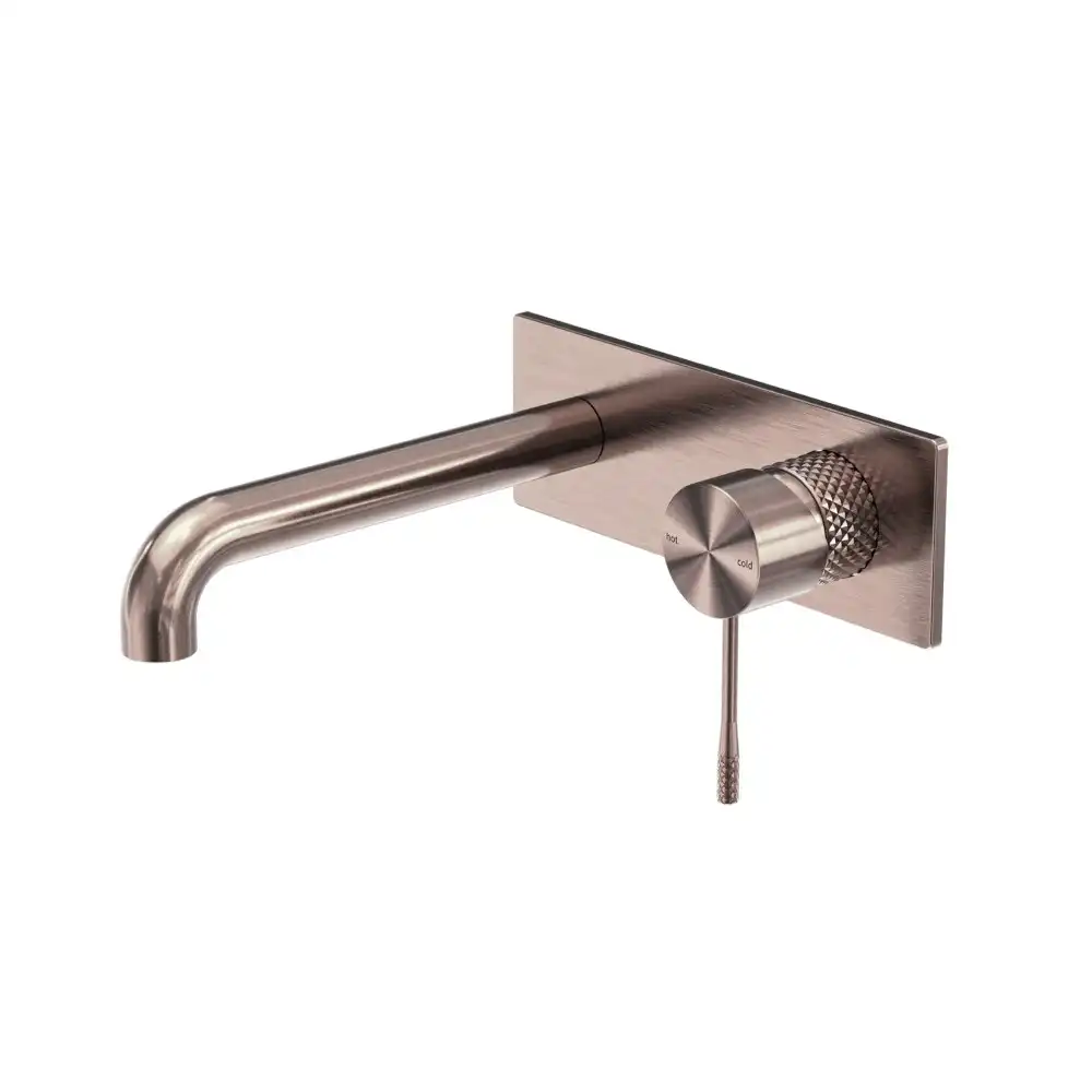 Nero Opal Wall Basin/Bath Mixer Brushed Bronze NR251907aBZ