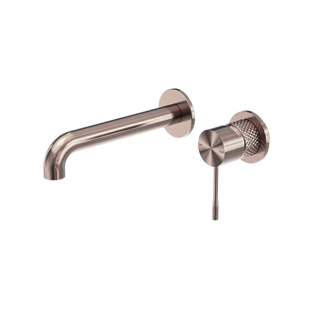 Nero Opal Wall Basin/Bath Mixer Brushed Bronze NR251907bBZ