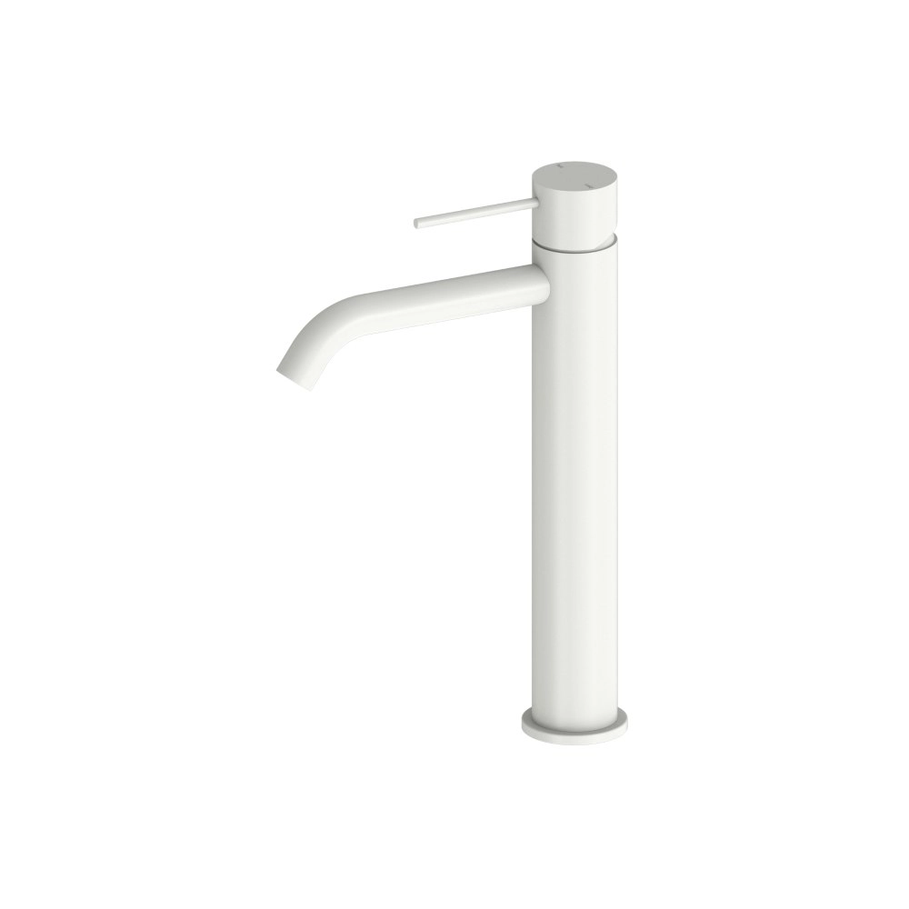 Nero Mecca Tall Basin Mixer Matte White NR221901aMW