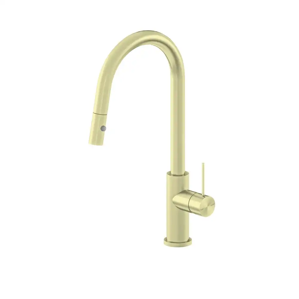 Nero Mecca Pull Out Sink Mixer With Vegie Spray Function Brushed Gold NR221908BG