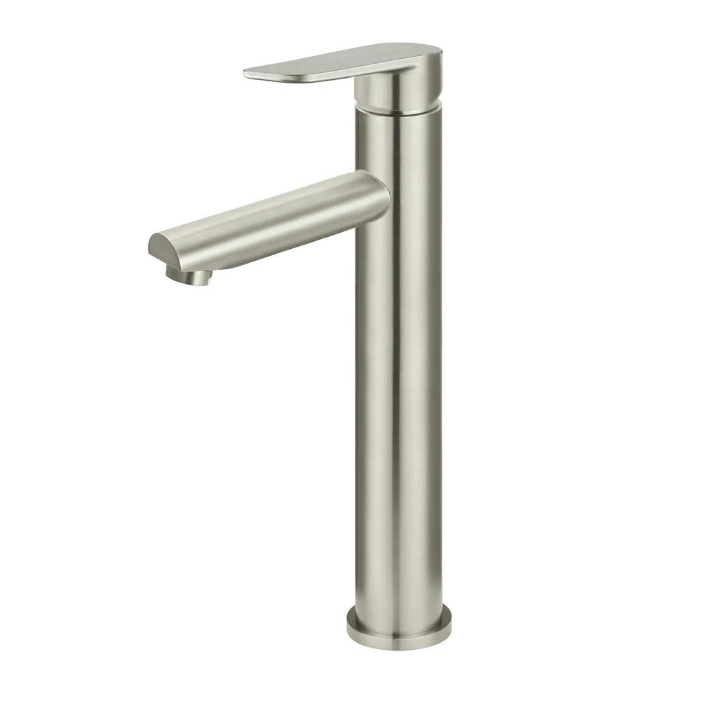 Meir Round Tall Basin Mixer Brushed Nickel MB04PD-R2-PVDBN