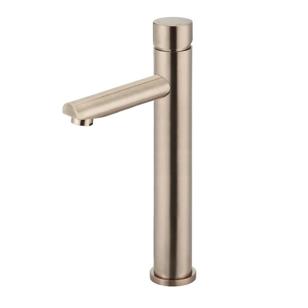 Meir Round Tall Basin Mixer Champagne MB04PN-R2-CH