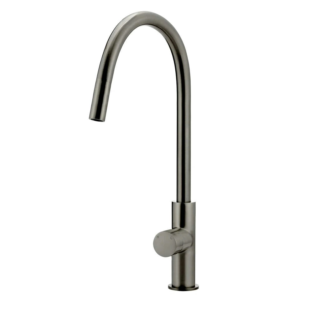 Meir Round Piccola Pull Out Kitchen Mixer Tap Shadow MK17PN-PVDGM