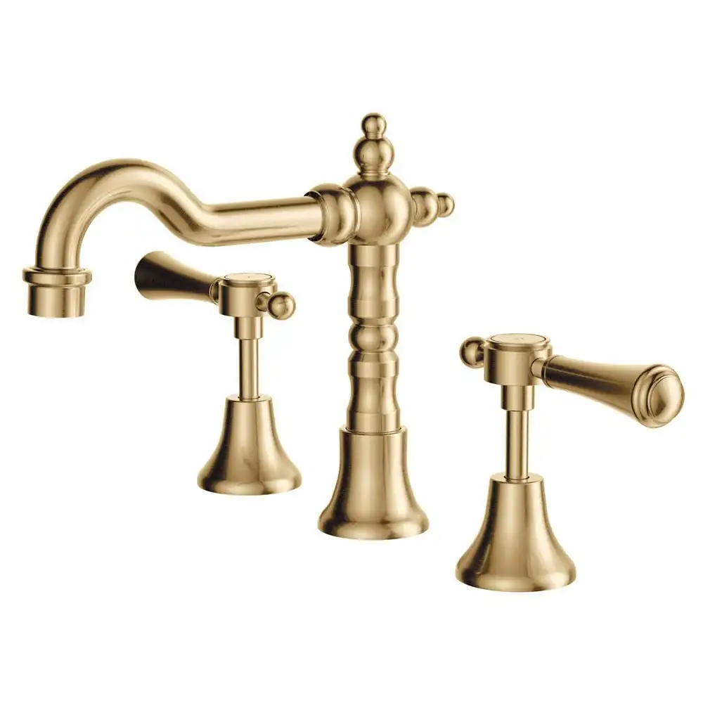 Fienza Lillian Lever Basin Set Urban Brass 339101UU