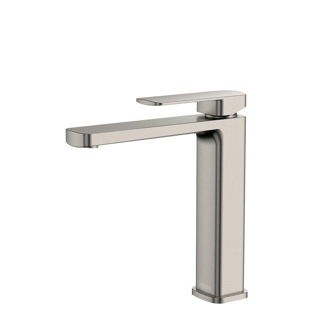 Fienza Tono Medium Basin Mixer Brushed Nickel 233110BN