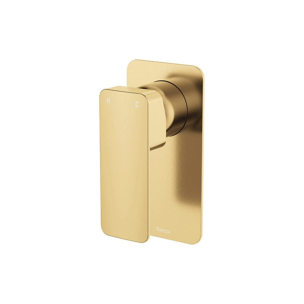 Fienza Tono Wall Mixer Large Square Plate Urban Brass 233101UB