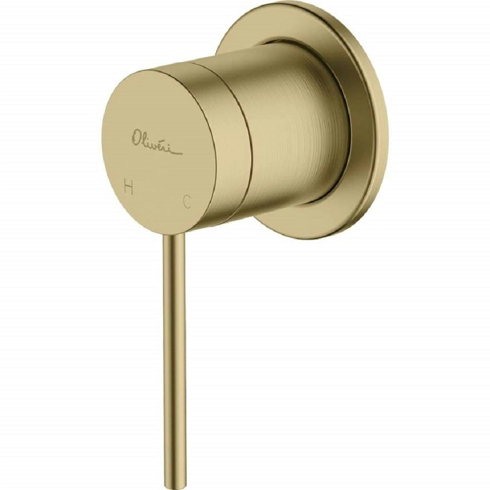 Oliveri Venice Wall Mixer Straight Classic Gold VE111503CG