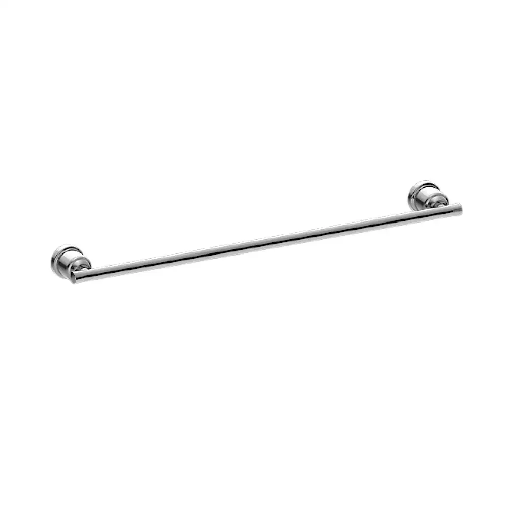 Nero York Single Towel Rail 600mm Chrome NR6924CH