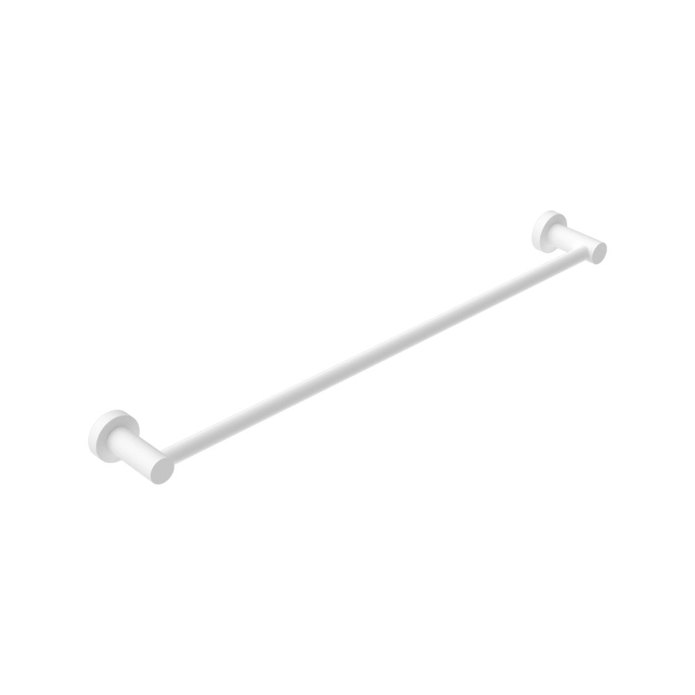 Nero Mecca Single Towel Rail 600mm Matte White NR1924MW