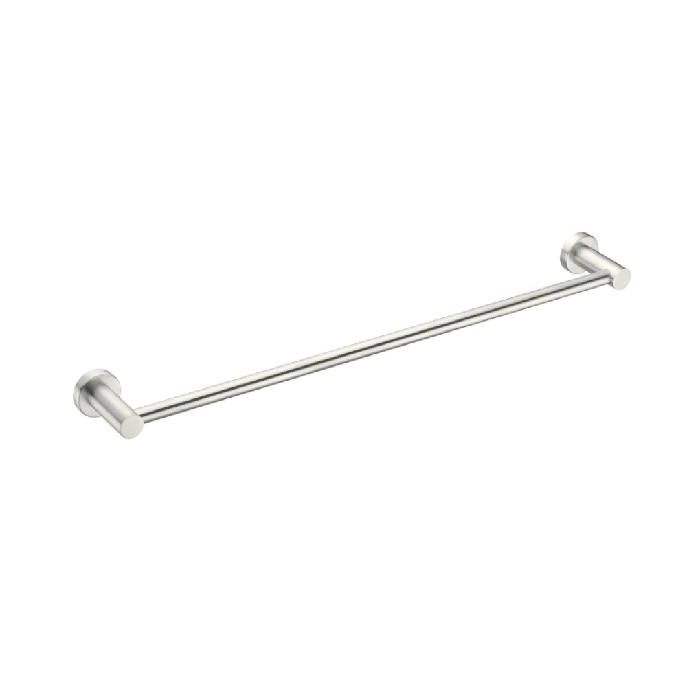 Nero Mecca Single Towel Rail 800mm Brushed Nickel NR1930BN