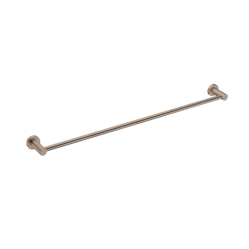 Nero Mecca Single Towel Rail 800mm Brushed Bronze NR1930BZ