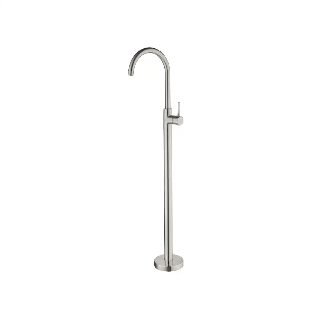 Nero Floormount Mixer Brushed Nickel NR210903a01BN