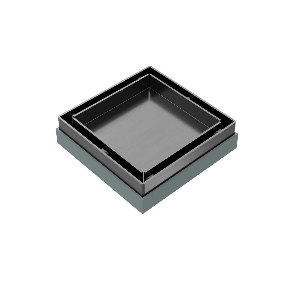 Nero Tile Insert Floor Waste 50mm Outlet Gun Metal NRFW001GM