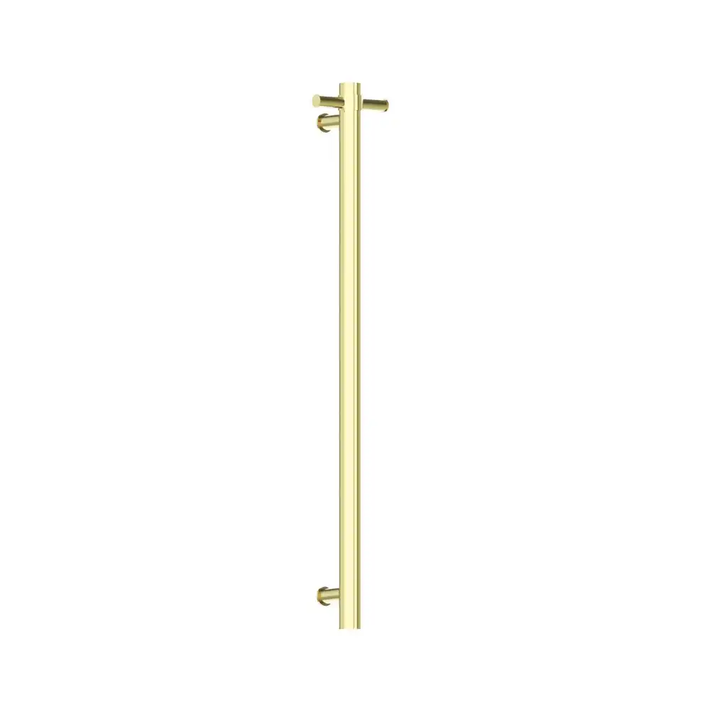 Nero Vertical Heated Towel Rail Brushed Gold NRV900HBG