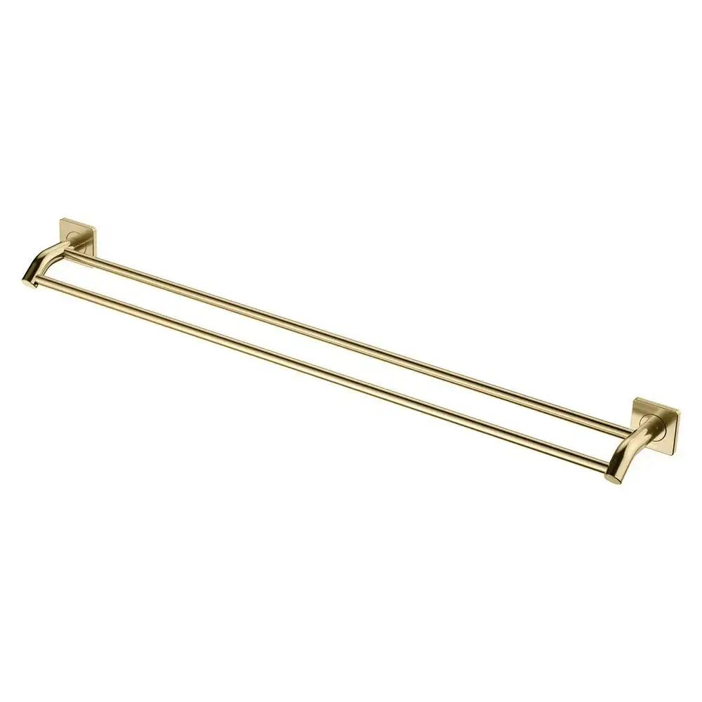 Fienza Sansa Double Towel Rail 900mm Urban Brass 83208UB