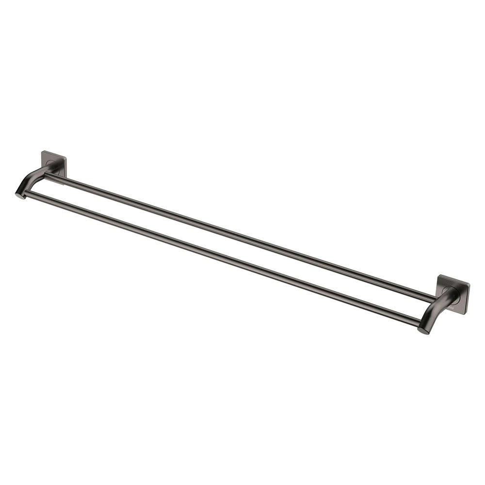 Fienza Sansa Double Towel Rail 900mm Gun Metal 83208GM