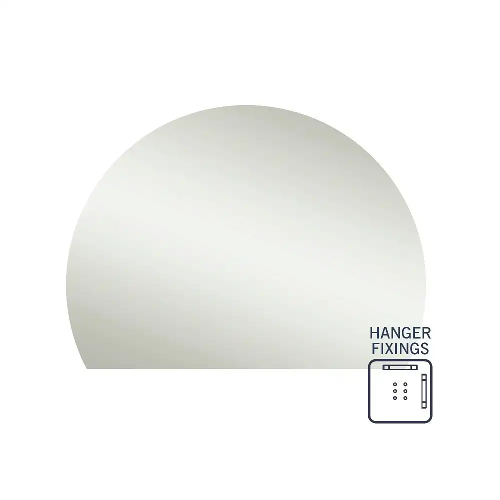 Thermogroup Ablaze Hamilton Mirror D Shape (Hangers) 1500x1100mm HD1511HN