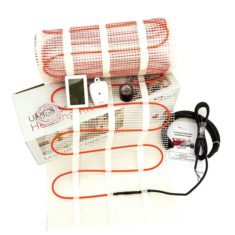Radiant Under Heating In Screed Kits for Bathrooms -0.5 x 3.0m / 1.5 sqm ISCMK200-300W
