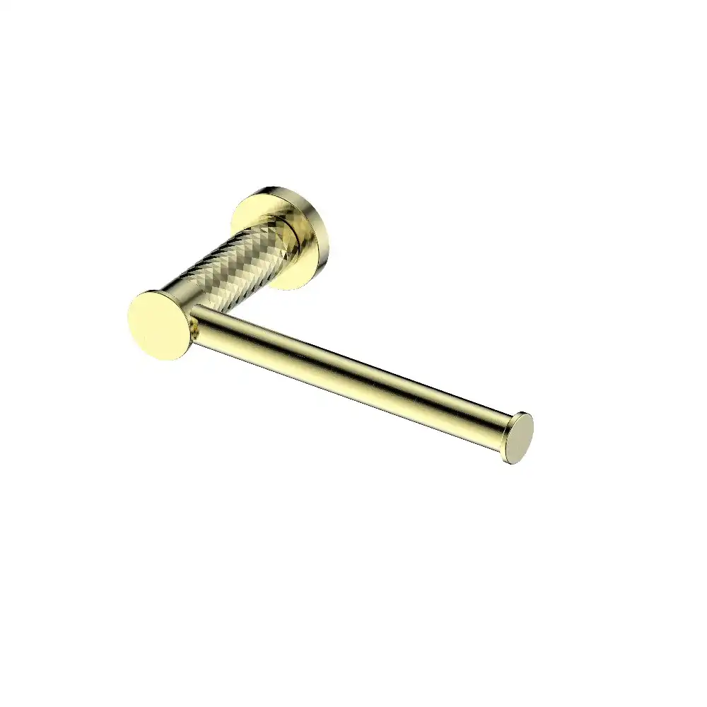 Greens Tesora Toilet Roll Holder Brushed Brass 213086