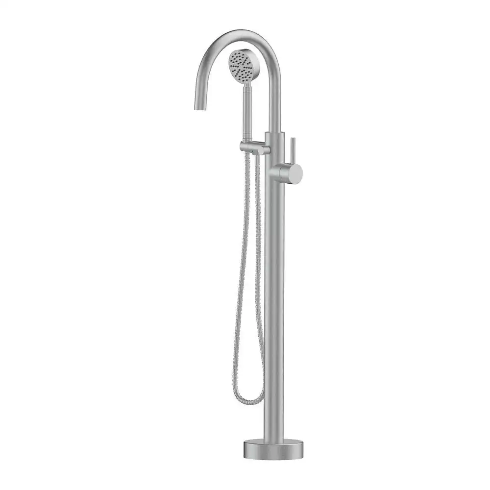 Greens Gisele Freestanding Bath Filler Brushed Stainless 1844830