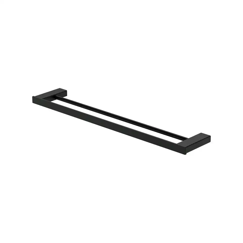 Fienza Tono 610 Double Towel Rail Matte Black 85108600MB